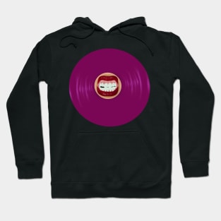 GUTS Dark Magenta Vinyl Hoodie